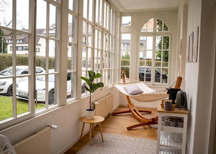 Appartement I 100m Kurpark I Wintergarten Boxspringbett I Netflix